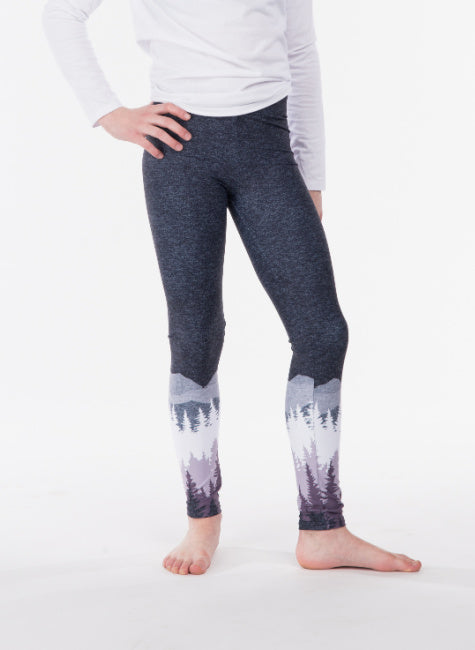Grey Microstripe Yoga Pants - Colorado Threads Clothing