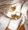 Rael Cohen Nature Inspired Ginkgo Earrings In Gold