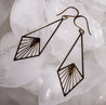 Rael Cohen Art Deco Inspired Historic Earrings In Gold