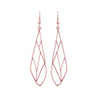 Rael Cohen Dragonfly Wing Inspired Drop Earrings in Rose Gold