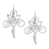 Rael Cohen Iris Flower Inspired Earrings In Silver