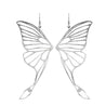 Rael Cohen Butterfly Inspired Luna Moth Earrings In Silver