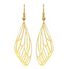 Rael Cohen Monarch Inspired Butterfly Wing Earrings In Gold