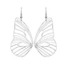 Rael Cohen Nature Inspired Butterfly Wing Earrings In SIlver