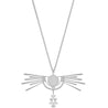 Rael Cohen Egyptian Inspired RA Symbol Necklace in silver