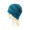 teal Asher crochet chunky beanie