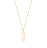 Rael Cohen Historical Inspired Symbol Necklace In Gold