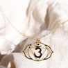 Rael Cohen Chakra Inspired Third Eye Chakra Necklace in Gold