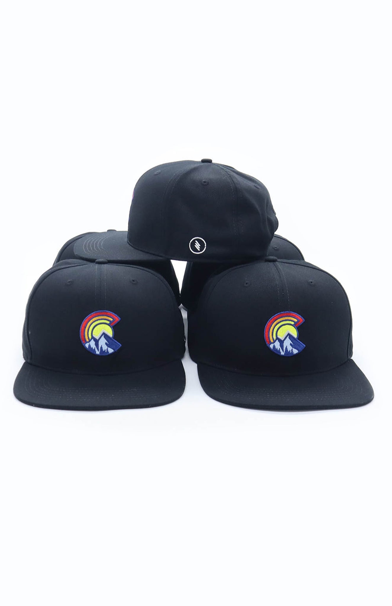 Colorful C Mountain Hat Black Colorway