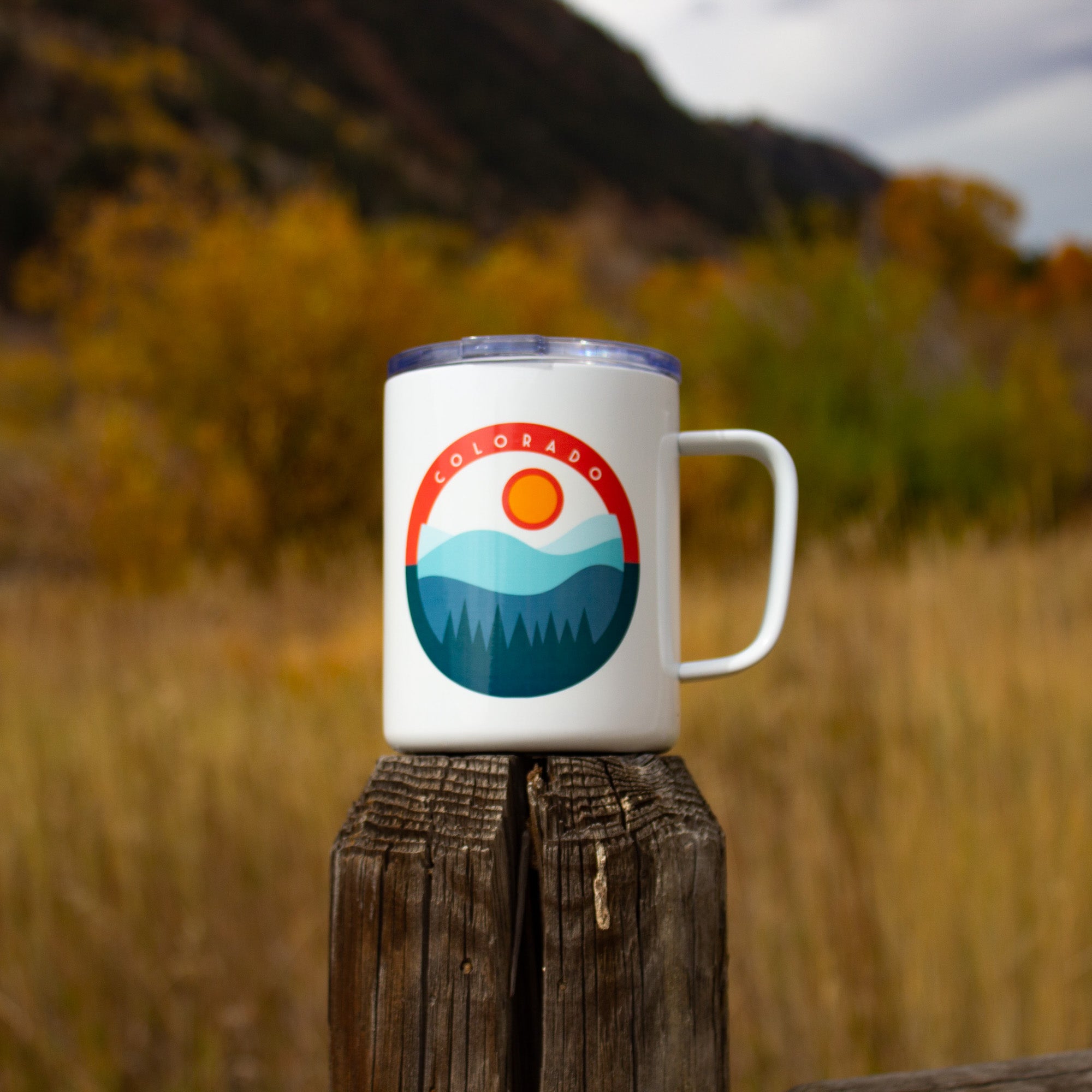 Colorado Sun Travel Mug