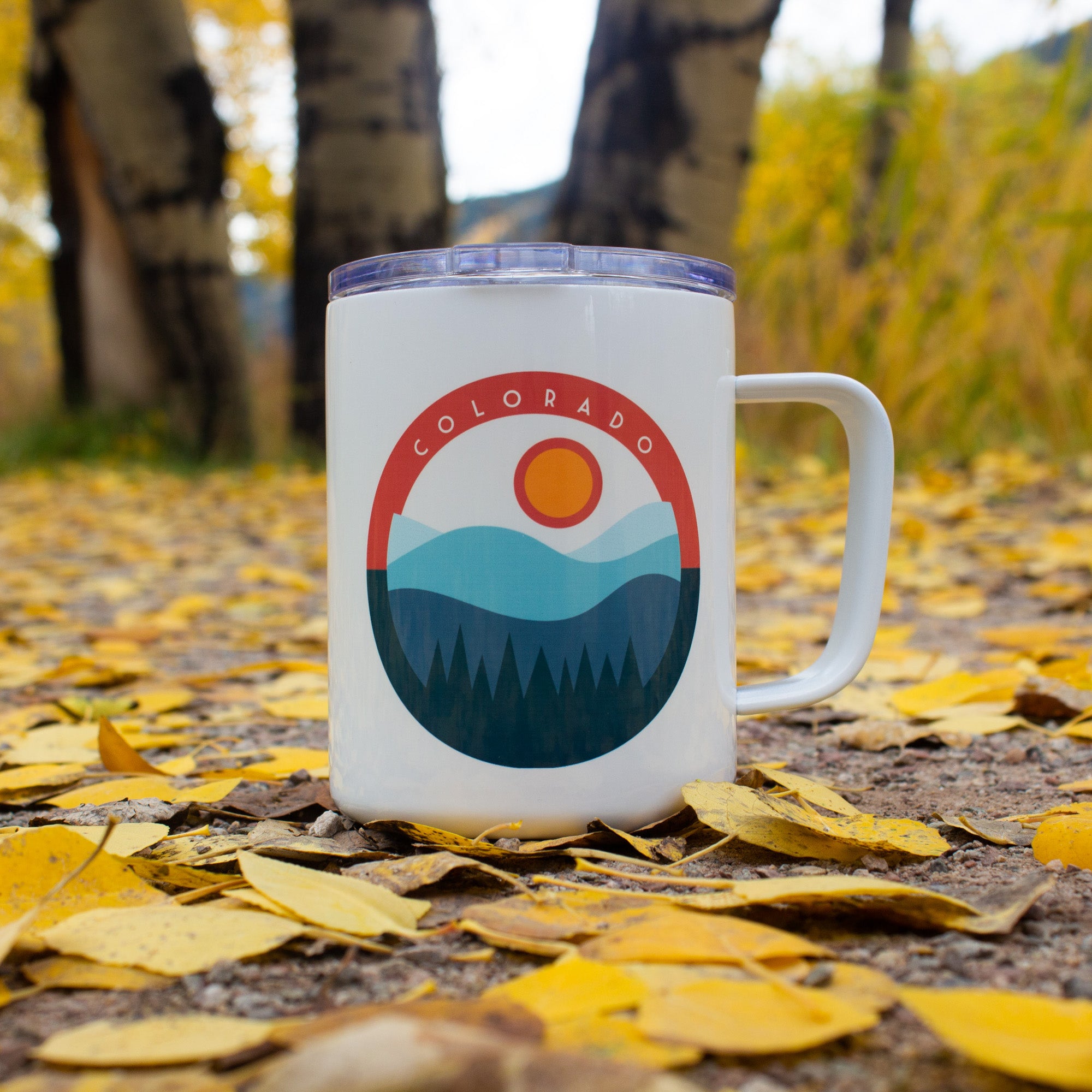 Colorado Sun Travel Mug
