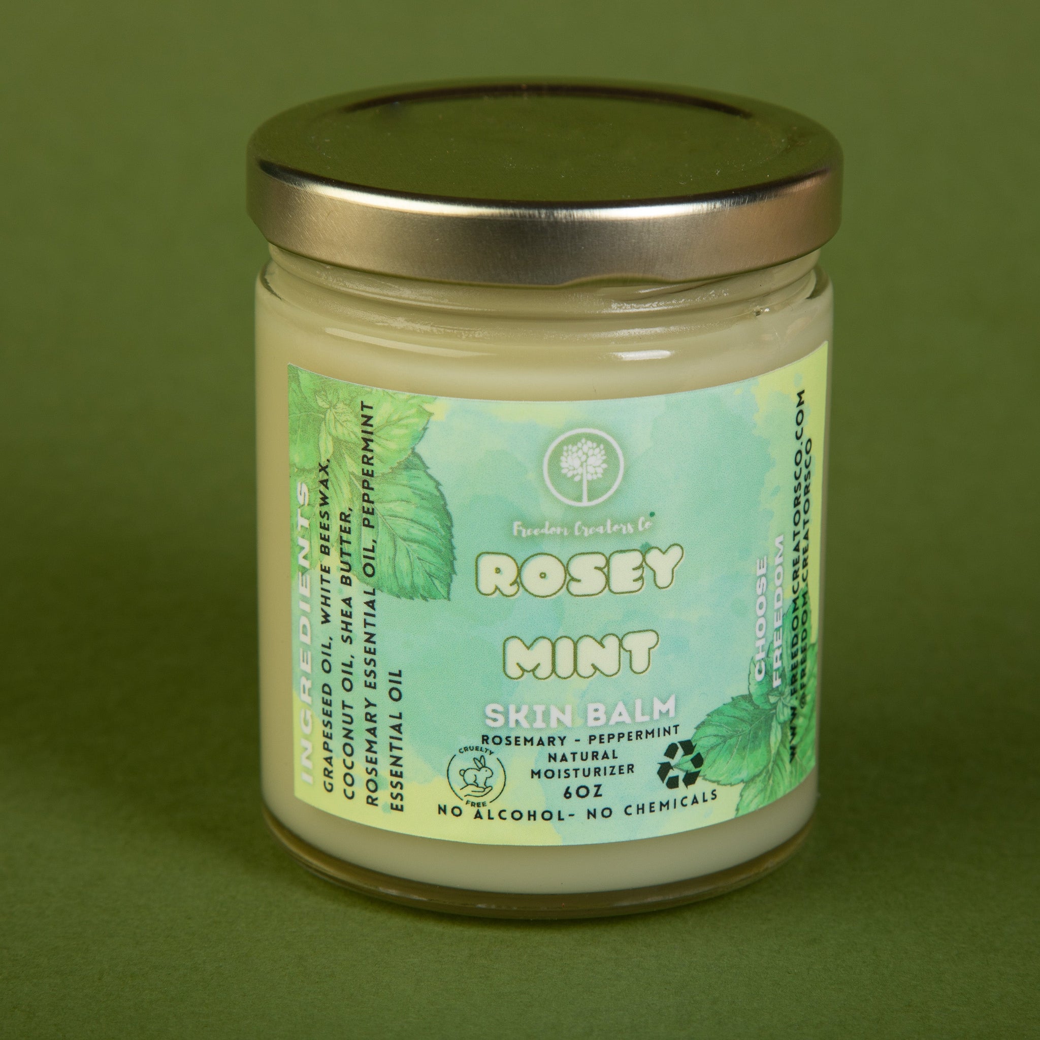 Rosey Mint Skin Balm (Rosemary & Peppermint)